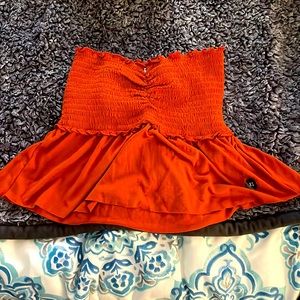 Off the shoulder tube top